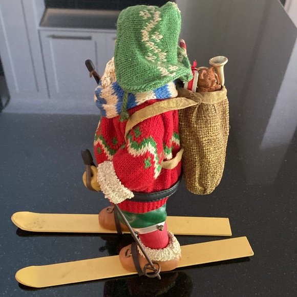 Vintage 1989 Possible Dreams Clothique Santa Skiing Figurine Nordic Sweater - Picture 8 of 15